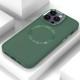 TPU чохол Bonbon Metal Style with MagSafe для Apple iPhone 15 Pro (6.1") Зелений / Pine green