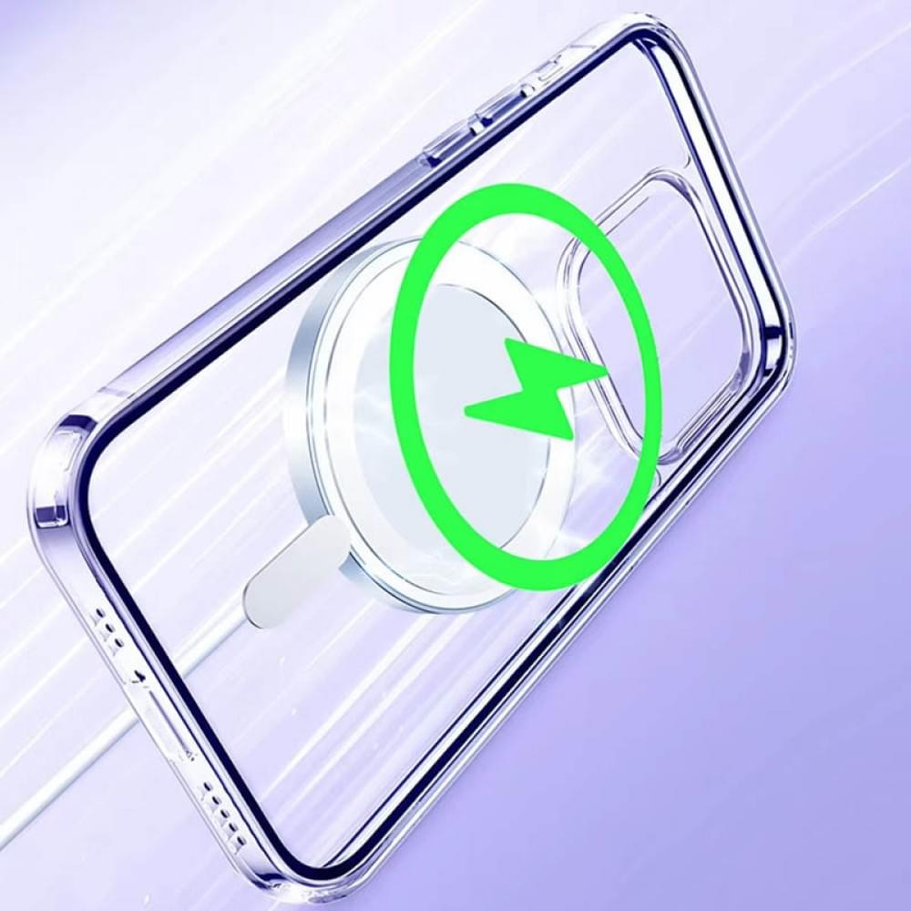Чохол TPU Clear Case with MagSafe для Apple iPhone 15 Pro (6.1") Clear