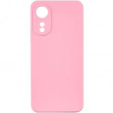 Чохол TPU GETMAN Liquid Silk Full Camera для Oppo A78 4G Рожевий / Pink