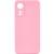 Чохол TPU GETMAN Liquid Silk Full Camera для Oppo A78 4G Рожевий / Pink