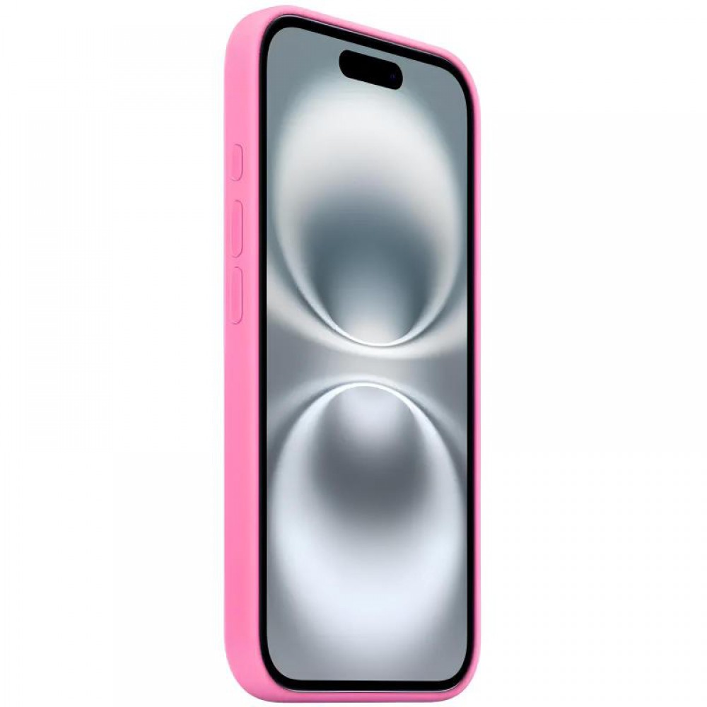 Чохол Silicone case (AAA) with Magsafe and Animation (button) для Apple iPhone 16 Plus (6.7") Peony