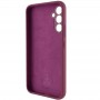 Чохол Silicone Cover Lakshmi Full Camera (AAA) для Samsung Galaxy A35 Бордовий / Plum