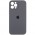 Чохол Silicone Case Full Camera Protective (AA) для Apple iPhone 12 Pro Max (6.7") Сірий / Dark Gray