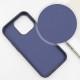 Шкіряний чохол SnapCase with MagSafe для Apple iPhone 15 Pro Max (6.7") Dark Blue