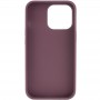 TPU чохол Bonbon Metal Style для Apple iPhone 13 Pro Max (6.7") Бордовий / Plum