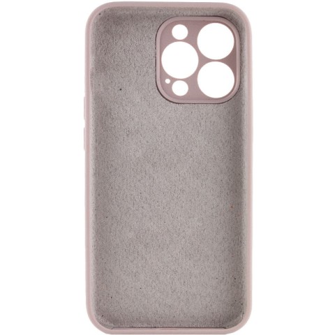 Чохол Silicone Case Full Camera Protective (AA) NO LOGO для Apple iPhone 15 Pro Max (6.7") Сірий / Lavender