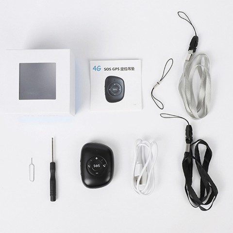 Трекер GPS V50 Tracker Pendant SIM (4G LTE with 2G GSM fallback) 1000mAh Black