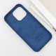 Чохол Silicone case (AAA) with Magsafe and Animation (button) для Apple iPhone 16 Pro Max (6.9") Denim