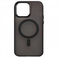 Чохол TPU+PC Lily with MagSafe для Apple iPhone 15 (6.1") Dark Gray