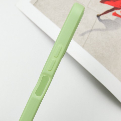 Силіконовий чохол Candy Full Camera для Xiaomi Redmi 12 Фісташковий