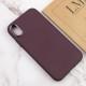 TPU чохол Bonbon Metal Style для Apple iPhone XS Max (6.5") Бордовий / Plum