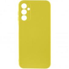 Чохол TPU GETMAN Liquid Silk Full Camera для Samsung Galaxy M34 5G Жовтий / Flash