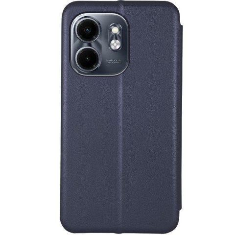 Шкіряний чохол-книжка Classy для Infinix Smart 9 4G / Hot 50i Темно-синій