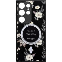 TPU+PC чохол Secret Garden with MagFit для Samsung Galaxy S24 Ultra Black