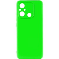 Чохол TPU GETMAN Liquid Silk Full Camera для Xiaomi Redmi 12C Салатовий / Neon Green
