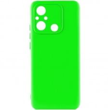 Чохол TPU GETMAN Liquid Silk Full Camera для Xiaomi Redmi 12C Салатовий / Neon Green