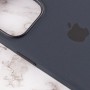 Чохол Silicone case (AAA) full with Magsafe and Animation для Apple iPhone 13 Pro Max (6.7") Чорний / Midnight