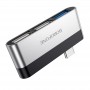 Перехідник Borofone DH1 Type-C to USB Чорний / Срібний