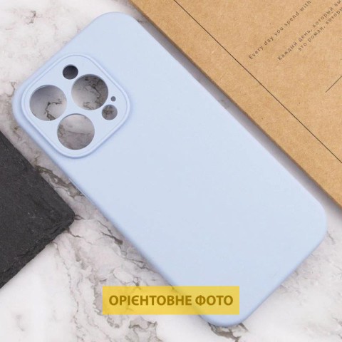 Чохол Silicone Case Full Camera Protective (AA) NO LOGO для Apple iPhone 17 Air (6.5") Блакитний / Lilac Blue
