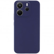 Чохол Silicone Cover Lakshmi Full Camera (AAA) для Xiaomi Redmi Note 14 4G (Int. version) Темно-синій / Midnight blue
