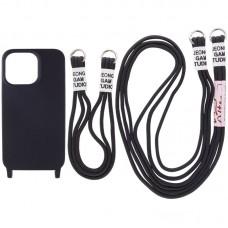 Чохол TPU two straps California для Apple iPhone 12 Pro / 12 (6.1") Чорний