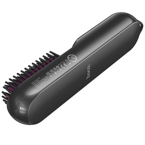 Гребінець-випрямляч Hoco HP45 Heating straight hair comb Gray