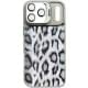 Чохол TPU+PC Wild Leopard with MagSafe and Lens для Apple iPhone 17 Pro (6.3") Grey