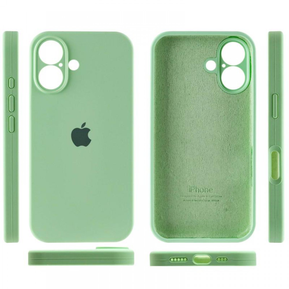 Чехол Silicone Case Full Camera Protective (AA) для Apple iPhone 16 (6.1")