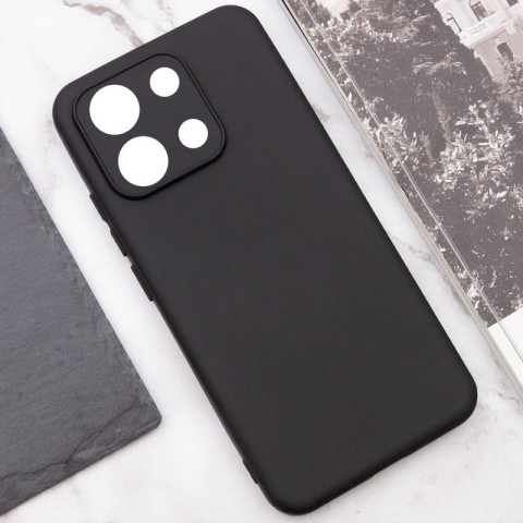 Чохол Silicone Cover Lakshmi Full Camera (AA) для Xiaomi Poco X6 Pro Чорний / Black