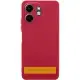 Чохол TPU GETMAN Liquid Silk Full Camera для Motorola Moto G05 / E15 4G Червоний / Dark Red