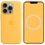 Чохол Silicone case (AAA) with Magsafe and Animation для Apple iPhone 15 Pro (6.1") Жовтий / Sunshine