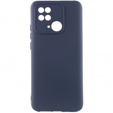 Чохол Silicone Cover Lakshmi Full Camera (AA) для Xiaomi Redmi 10C Синій / Midnight Blue