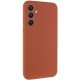 Чохол Silicone Cover Lakshmi Full Camera (AA) для Samsung Galaxy A35 Коричневий / Brown