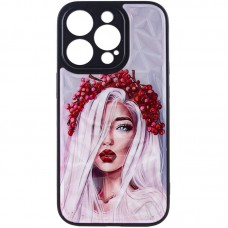 TPU+PC чохол Prisma Ladies для Apple iPhone 14 Pro (6.1") Ukrainian Girl