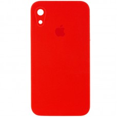 Чохол Silicone Case Square Full Camera Protective (AA) для Apple iPhone XR (6.1") Червоний / Red