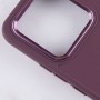 TPU чохол Bonbon Metal Style для Xiaomi Redmi Note 13 Pro 4G / Poco M6 Pro 4G Бордовий / Plum