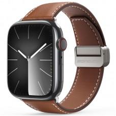 Ремінець Dux Ducis Genuine Leather для Apple Watch 42(ser.1-3)/44/45/46/49mm Brown