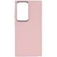 TPU чохол Bonbon Metal Style для Samsung Galaxy S24 Ultra Рожевий / Light pink