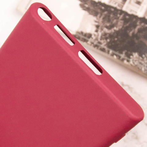 Чохол TPU GETMAN Liquid Silk Full Camera для Samsung Galaxy S24 Ultra Бордовий / Marsala