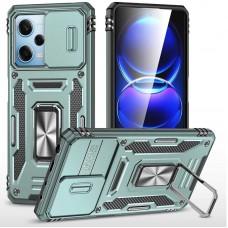 Ударостійкий чохол Camshield Army Ring для Xiaomi Redmi 12 Зелений / Light Green