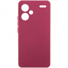 Чохол Silicone Cover Lakshmi Full Camera (A) для Xiaomi Redmi Note 13 Pro+ Бордовий / Marsala