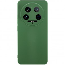 Чохол Silicone Cover Lakshmi Full Camera (AA) для Xiaomi 14 Ultra Зелений / Dark green
