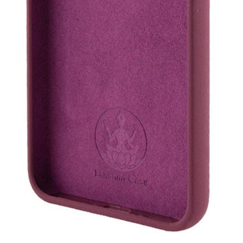 Чохол Silicone Cover Lakshmi Full Camera (AAA) для Xiaomi Redmi 12 Бордовий / Plum