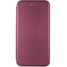 Шкіряний чохол-книжка Classy для Xiaomi Redmi Note 12 4G Бордовий