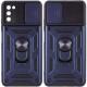 Ударостійкий чохол Camshield Serge Ring для Samsung Galaxy A03s Синій