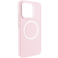 TPU чохол Bonbon Metal Style with MagSafe для Xiaomi 14 Рожевий / Light Pink
