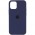 Чохол Silicone Case Full Protective (AA) для Apple iPhone 16 (6.1") Темно-синій / Midnight blue