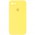 Чохол Silicone Case Square Full Camera Protective (AA) для Apple iPhone 7 / 8 / SE (2020) (4.7") Жовтий / Yellow