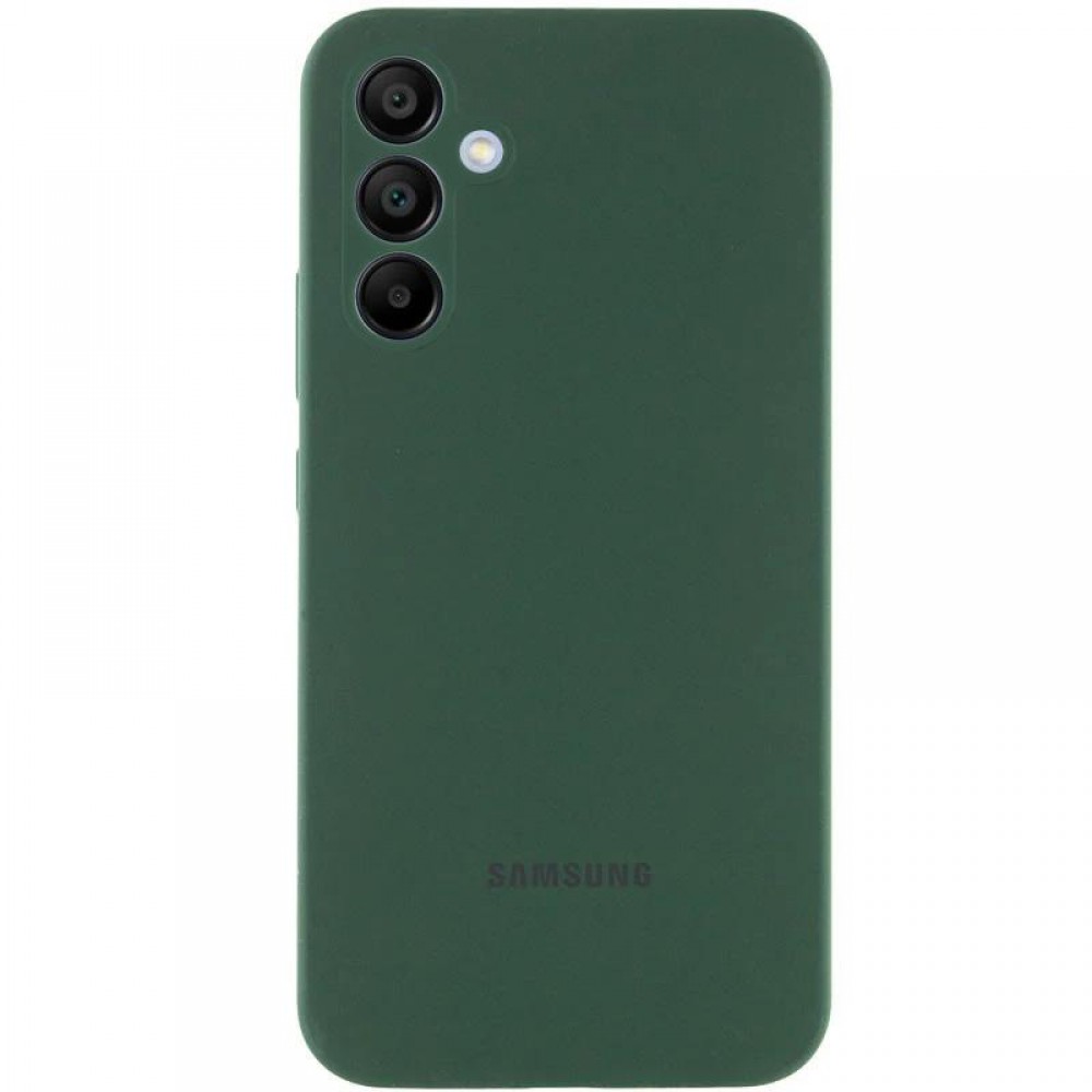 Чохол Silicone Cover Lakshmi Full Camera (AAA) with Logo для Samsung Galaxy S25 FE Зелений / Cyprus Green