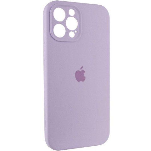 Чохол Silicone Case Full Camera Protective (AA) для Apple iPhone 12 Pro Max (6.7") Бузковий / Lilac